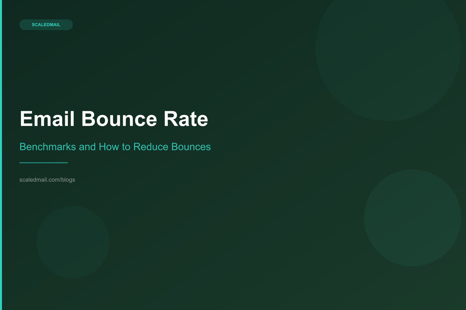 Email Bounce Rate Explained: Benchmarks, Causes & How to Fix It